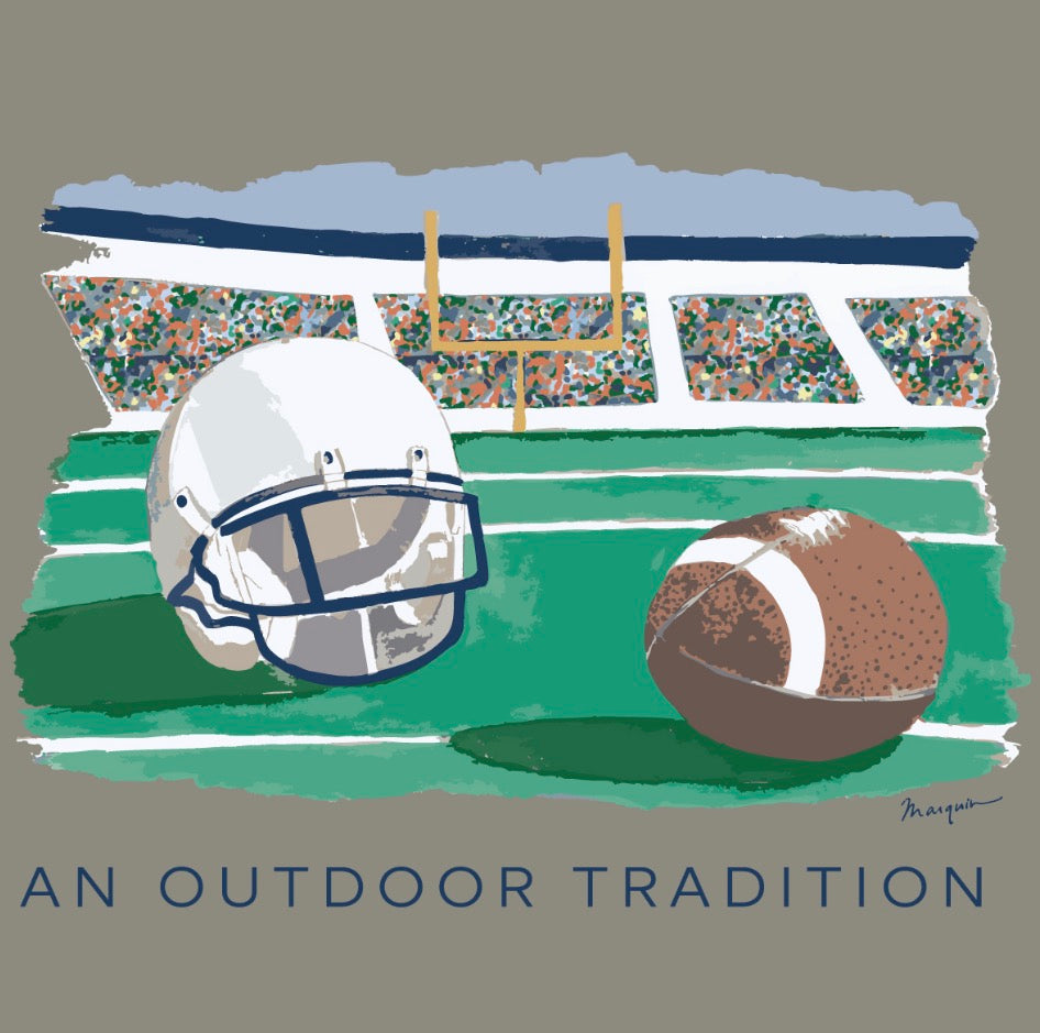 Pro Performance Fishing Tee-Football