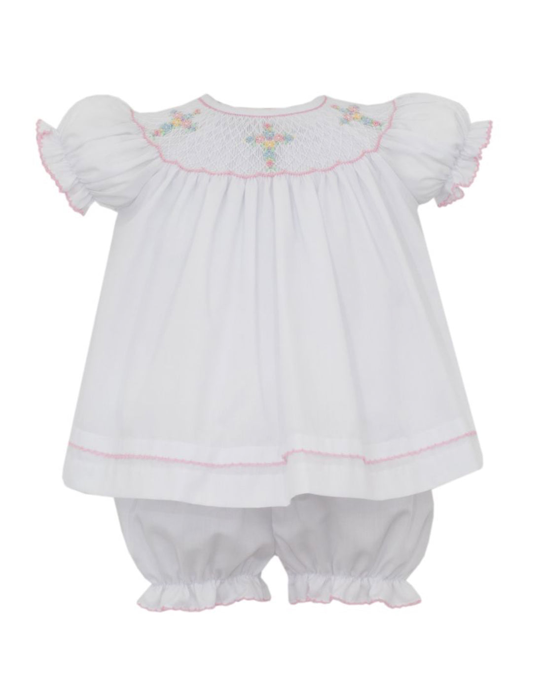 CROSS GIRL´S- White Batiste Bishop Bloomer set