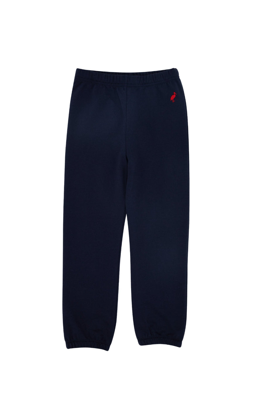 Gates Sweeney Sweatpants-PIMA-Nantucket Navy/Richmond Red
