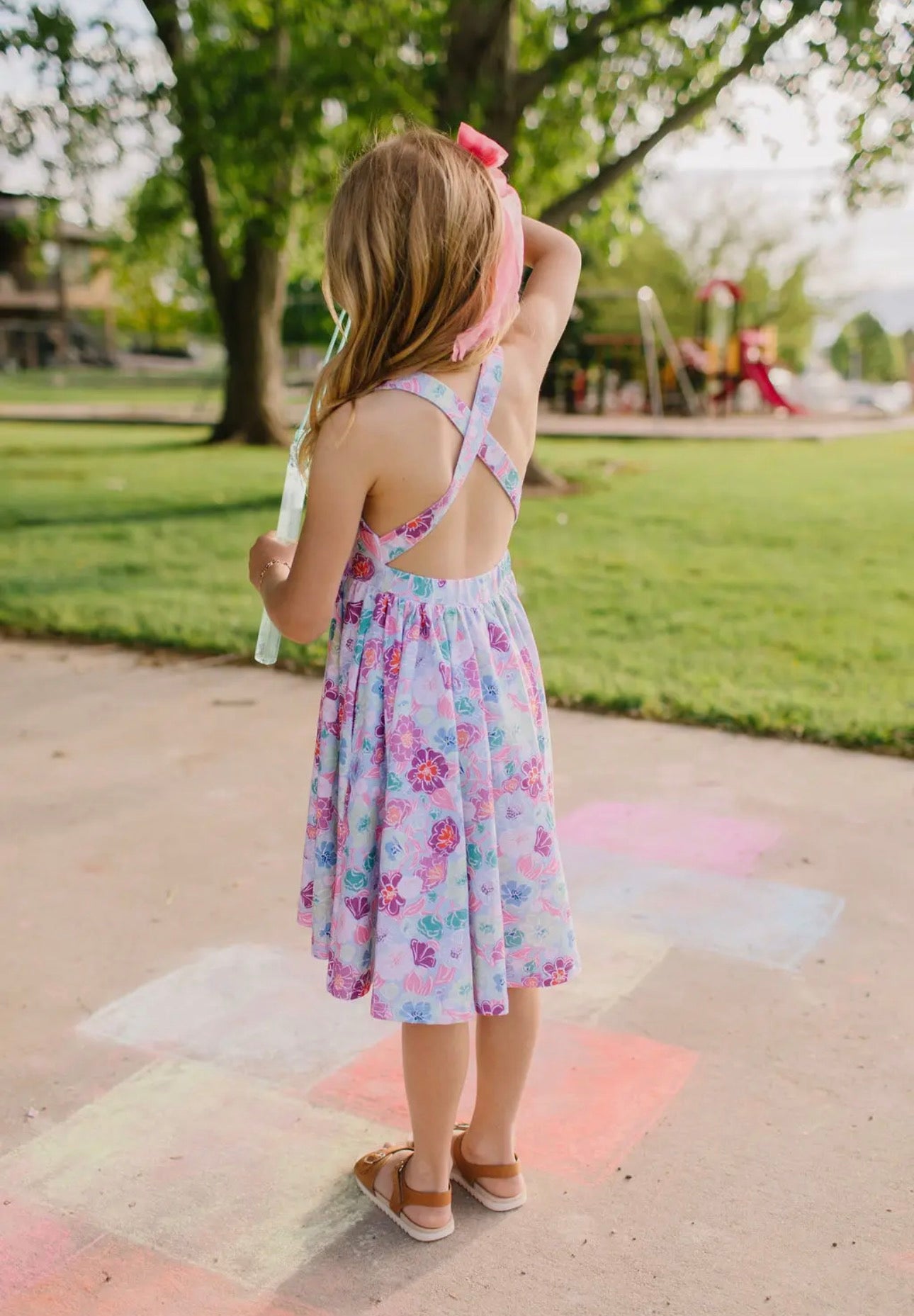 Sofia Dress in Serenity Floral