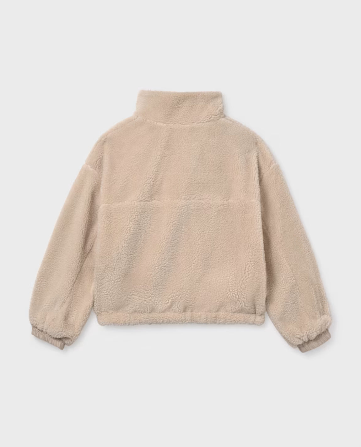 Girl Reversible Puffer Jacket- Sand