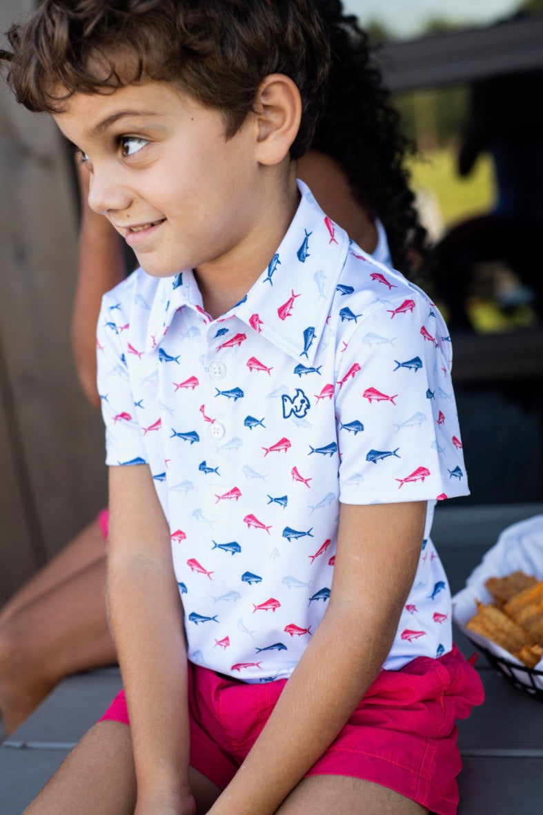 Boys' Short Sleeve Pro Performance Polo
