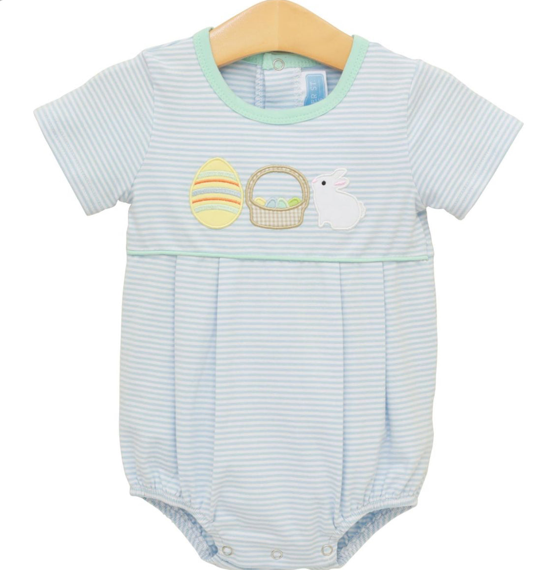 Bunnies & Baskets Bubble- Blue