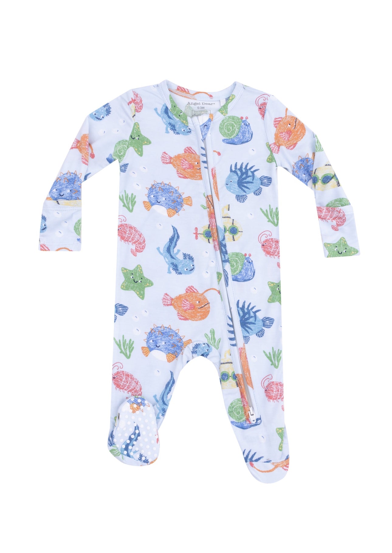 Cute Ocean Creatures Two Way Zipper