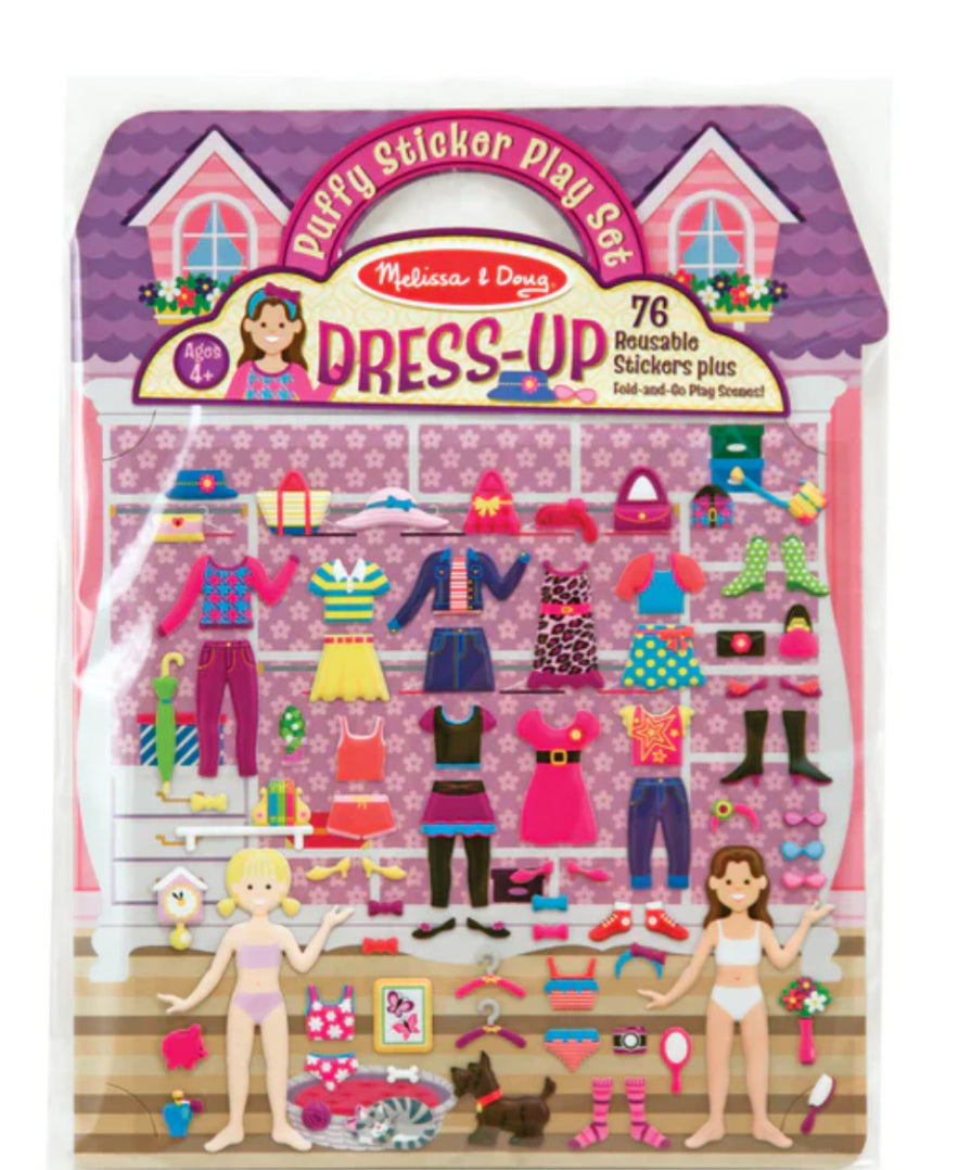 Puffy Sticker Activity Book - Dress-Up