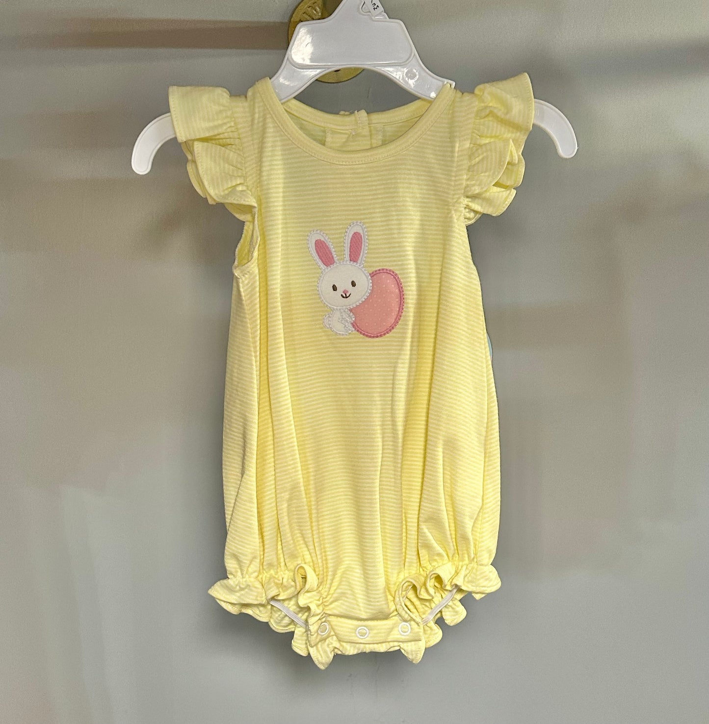 Bunny Bubble, Yellow Bitty Stripe Knit