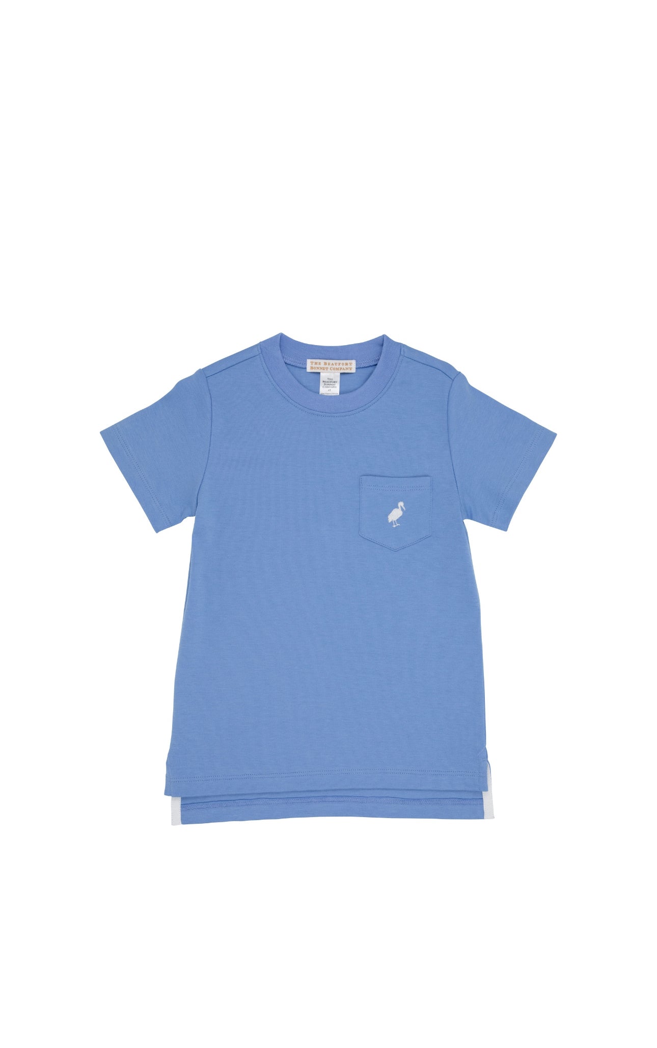 Carter Crewneck-Pocket and Stork, Barbados Blue, Worth Avenue White