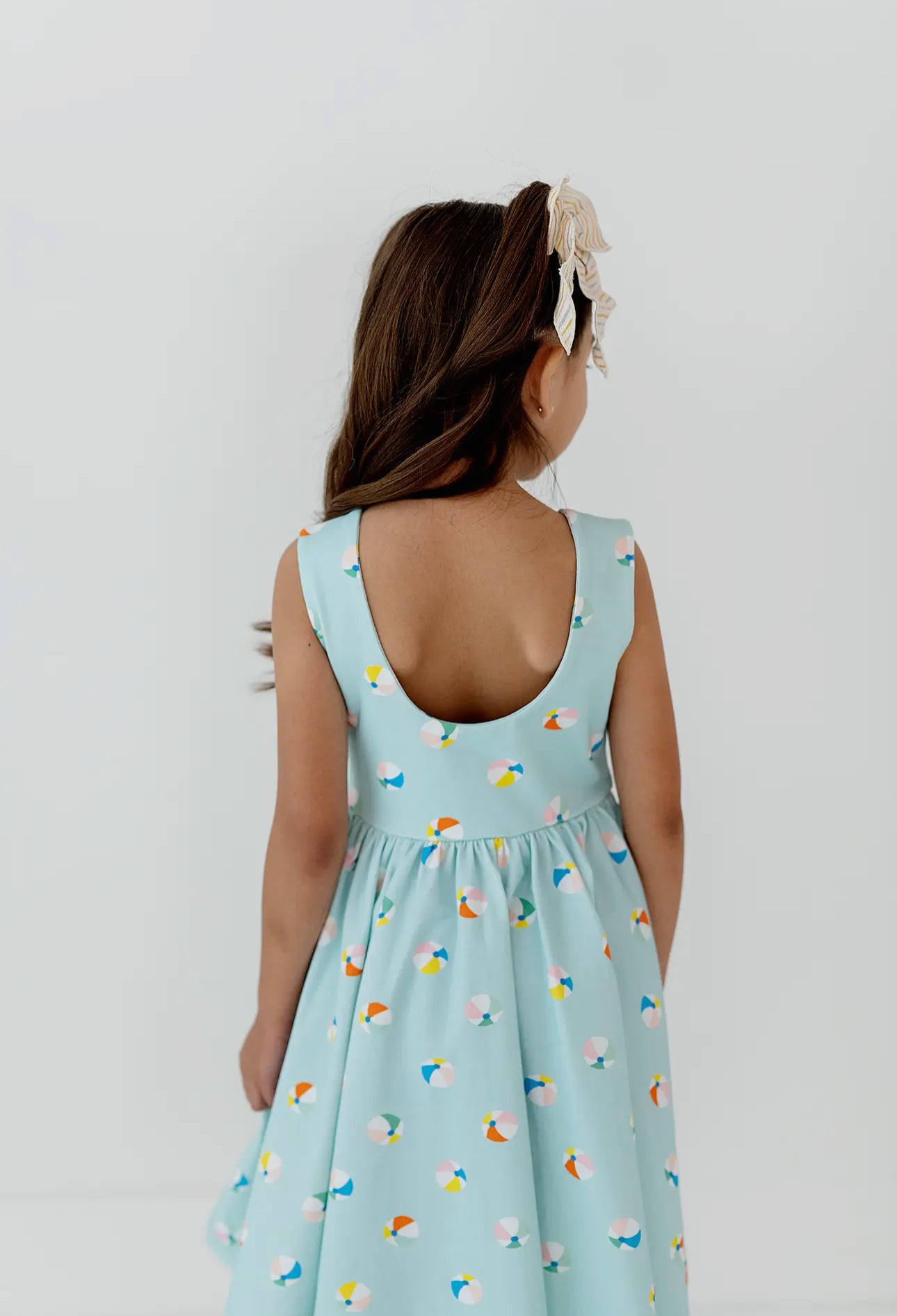 Tank Dress in Beach Ball Pocket Twirl