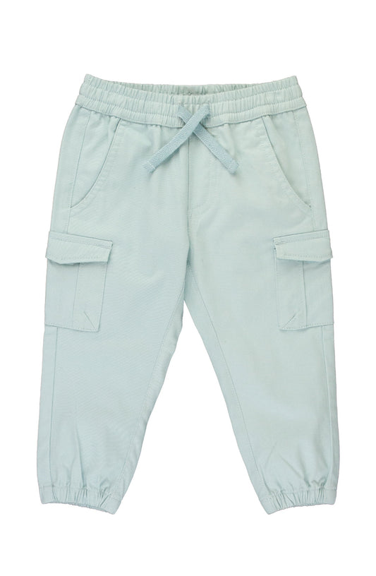 Slim Cargo Joggers, Cloud Blue