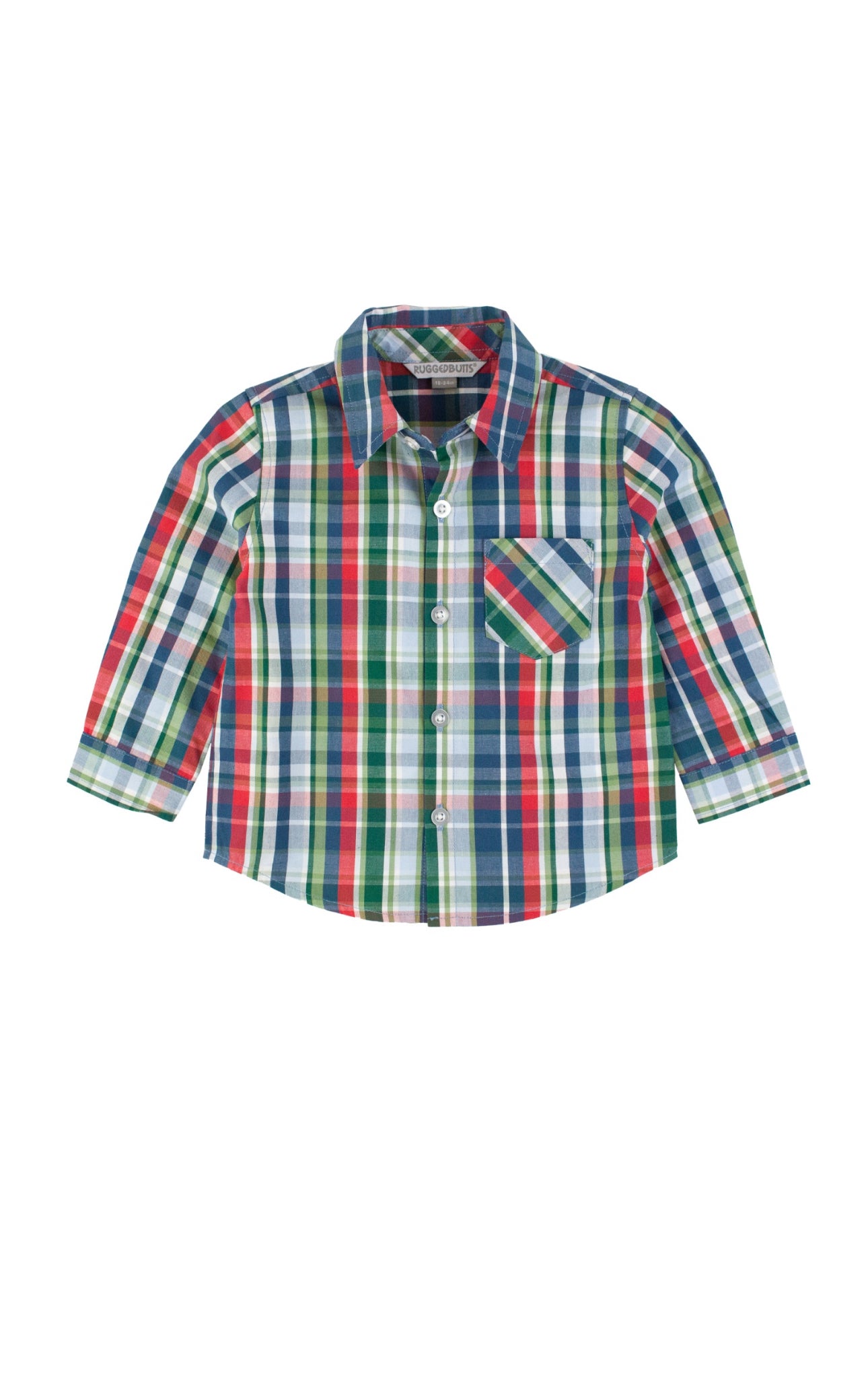 Long Sleeve Button Down-Prep School Plaid