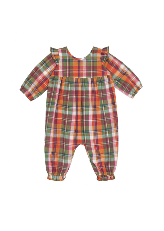 Pumpkin Patch Woven Romper