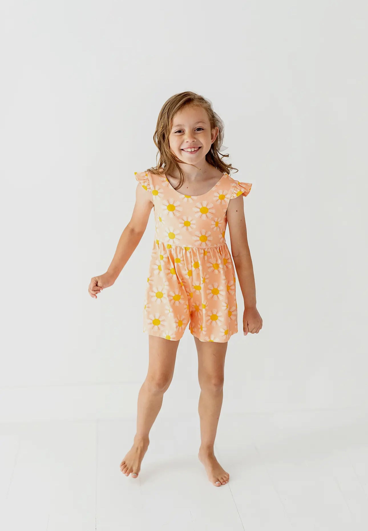 Macie Romper in Blooming Sunshine