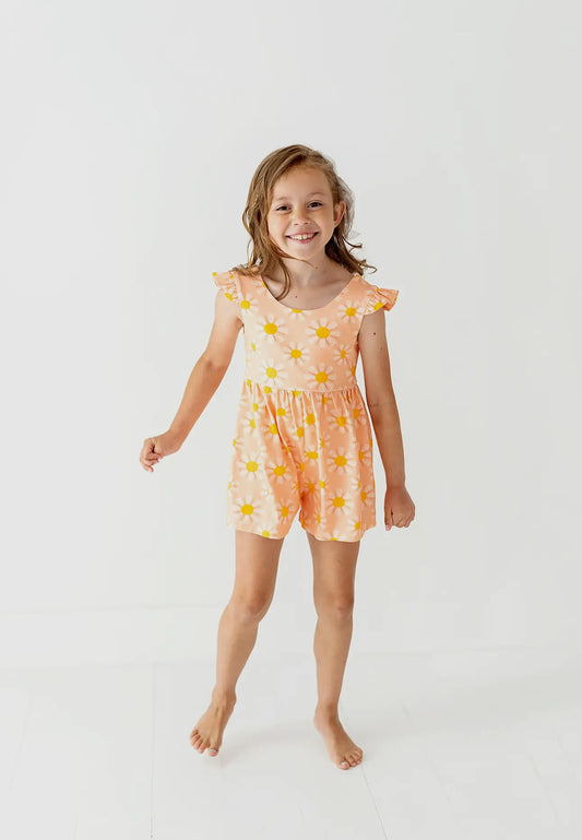 Macie Romper in Blooming Sunshine