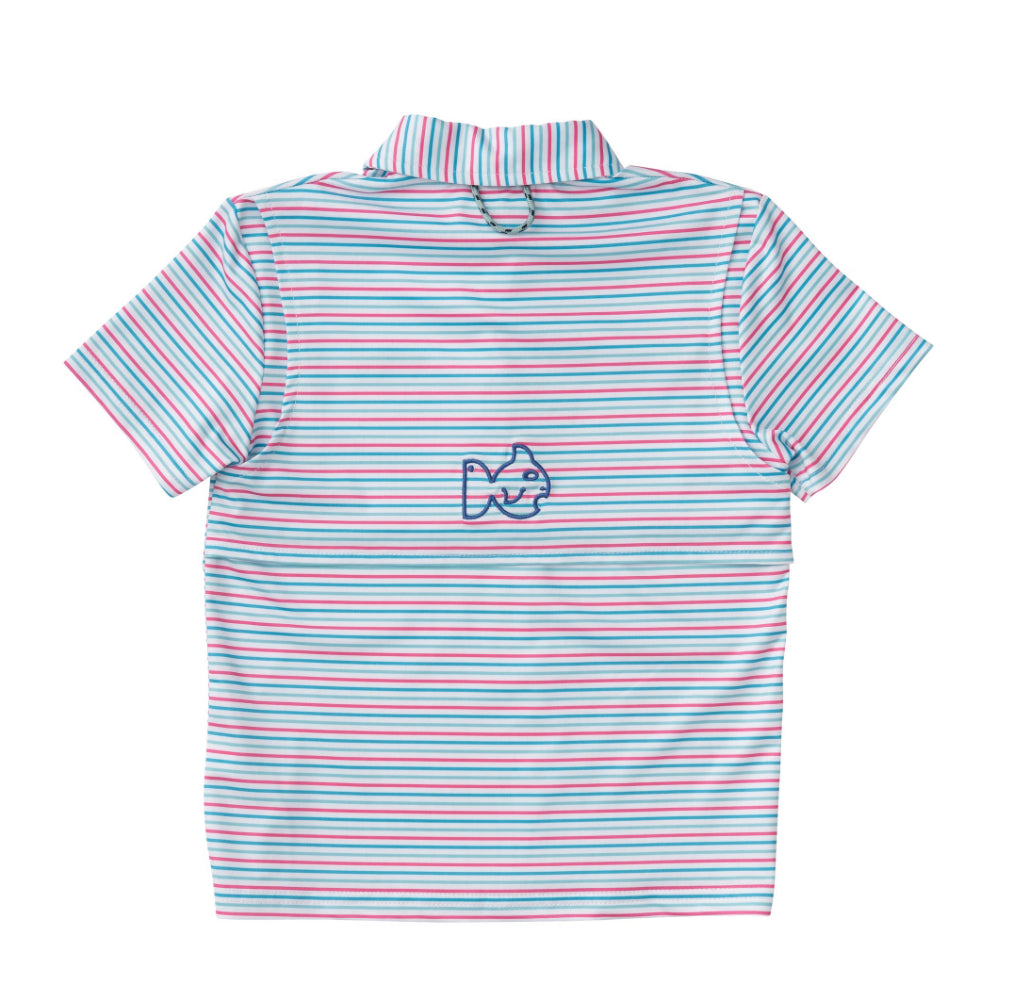 Pro Performance Polo-Candy Stripe