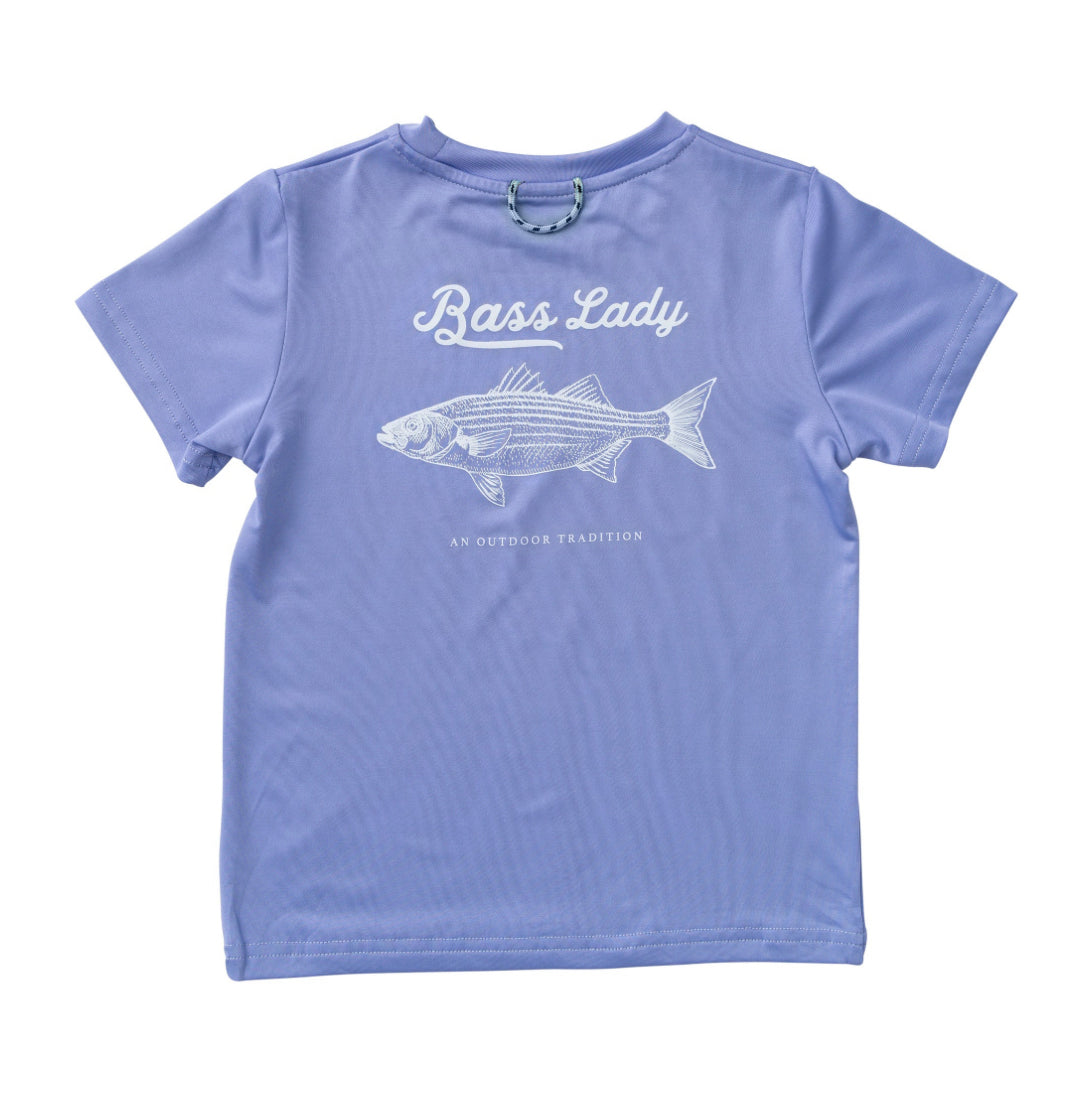 Short Sleeve Pro Performance Fishing Tee Jacaranda