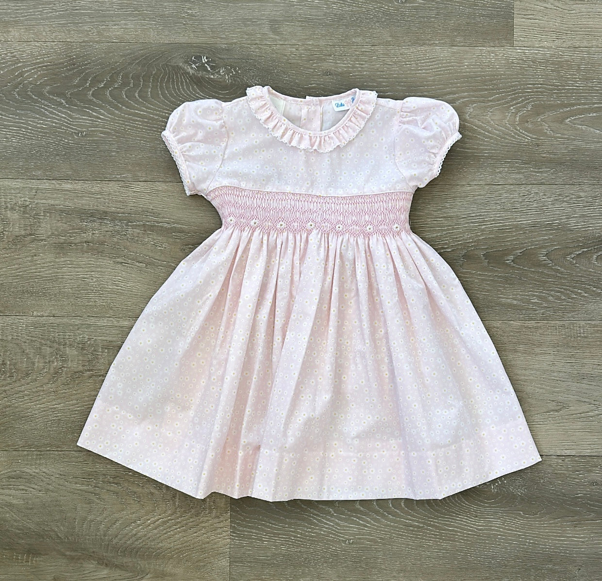 Daisy Smocked Dress (ties in the back)