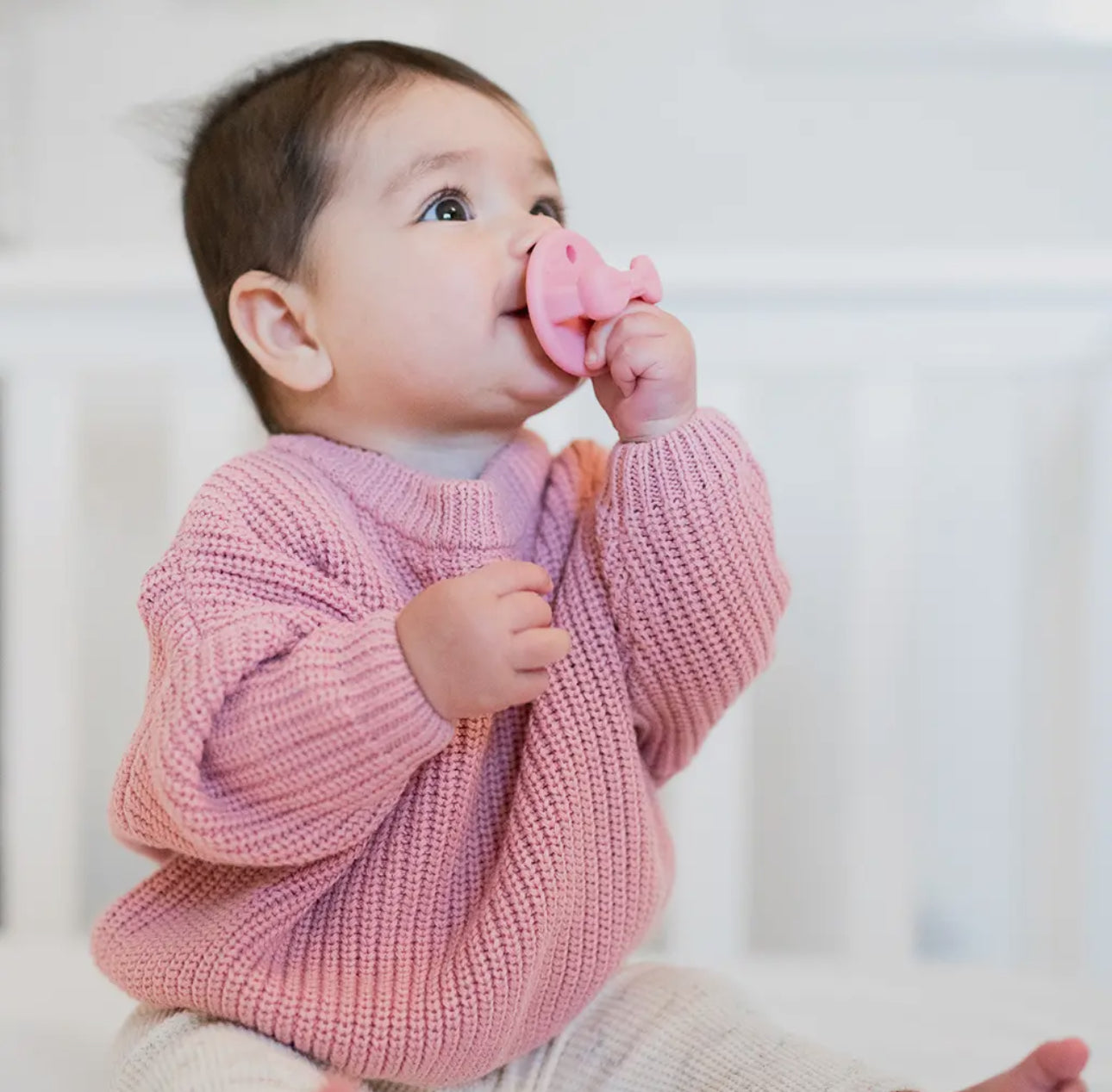 Sweetie Soother Orthodontic Pacifier Set-Pink