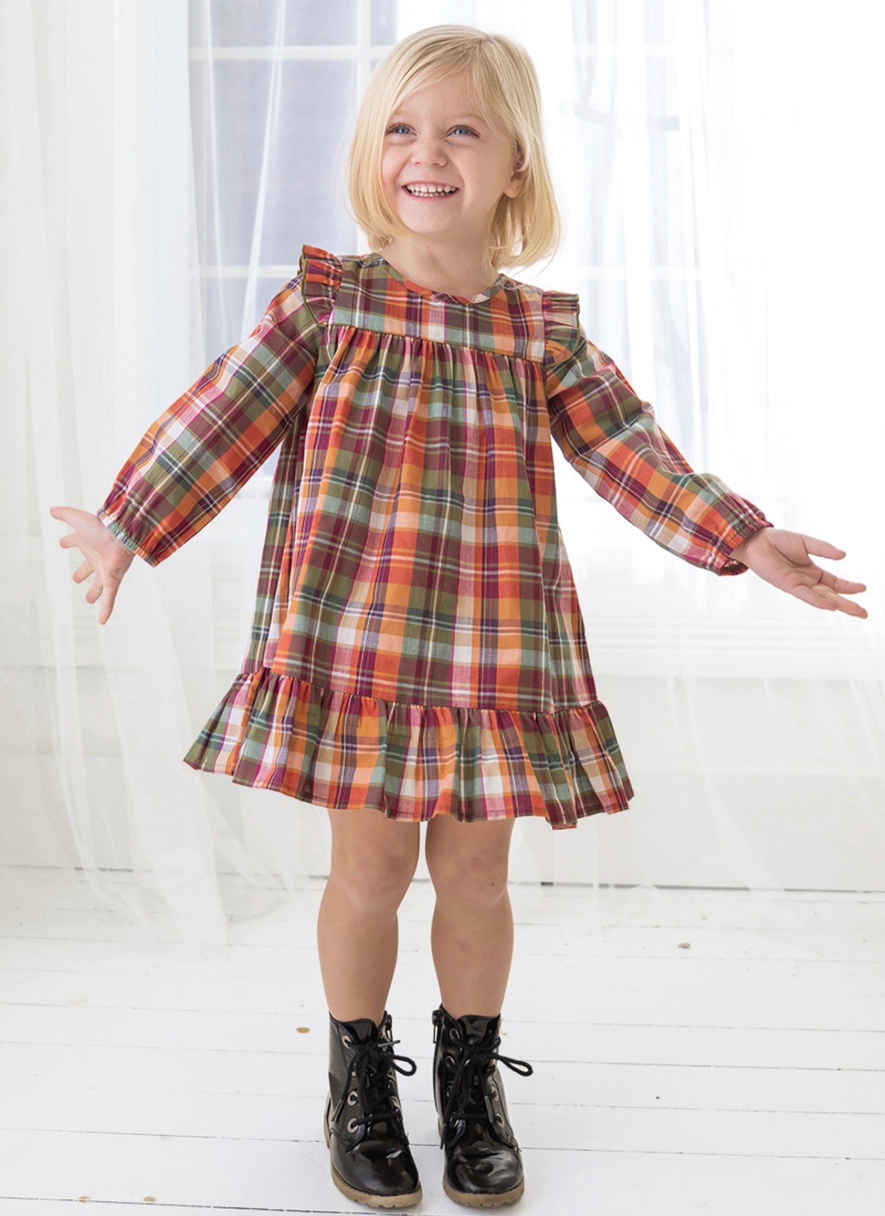 Pumpkin Patch Woven Dress