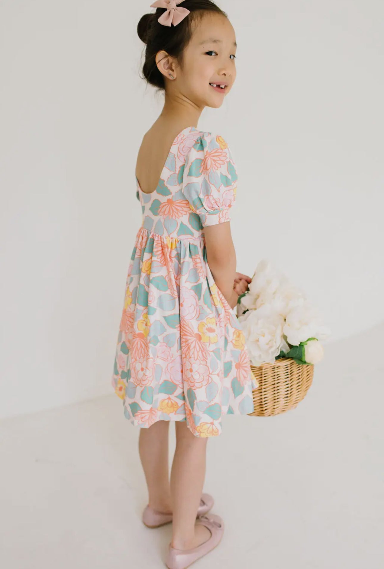 Puff Twirl in Soft Floral