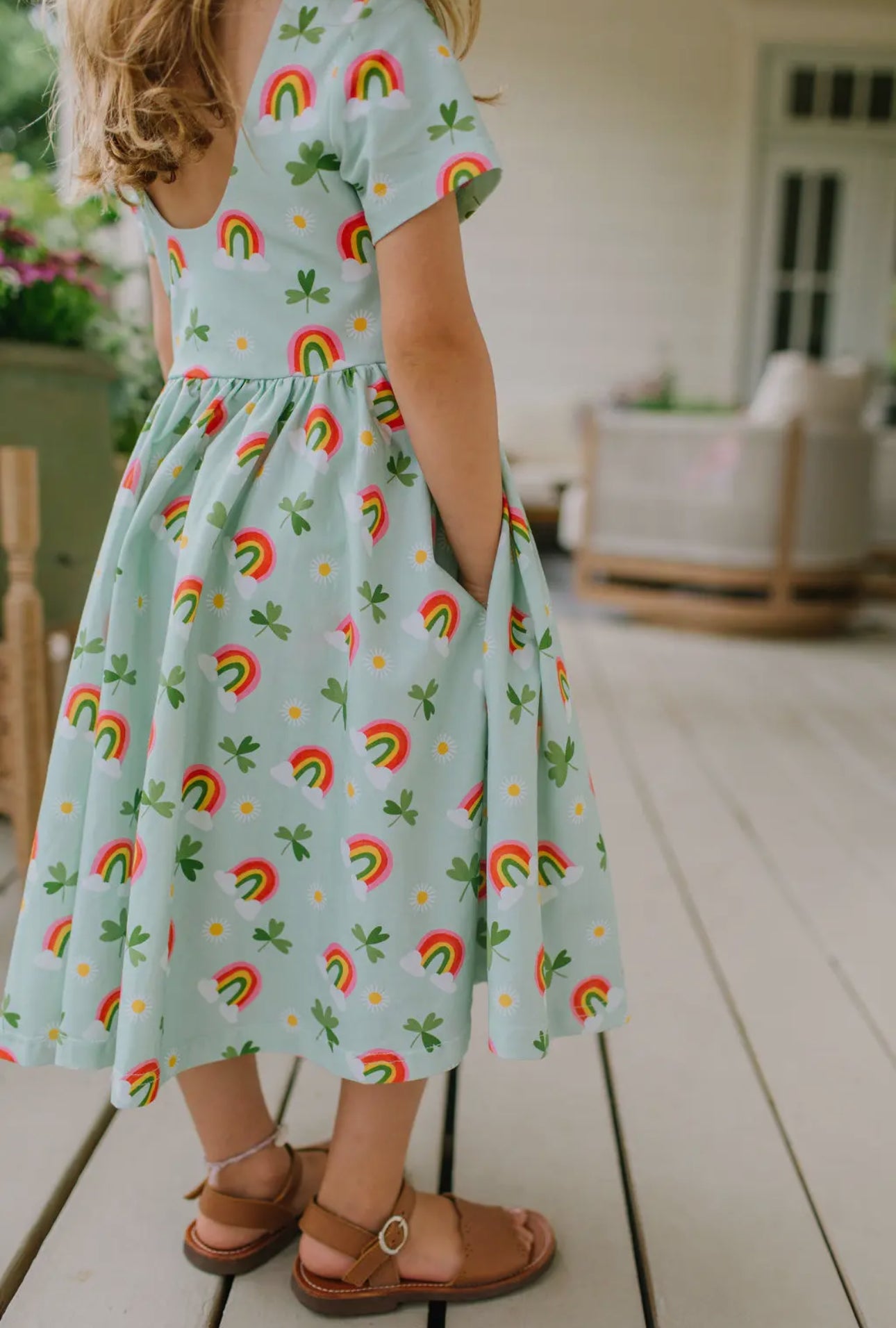 Classic Twirl Dress in Pure Luck