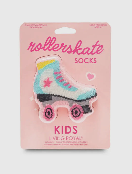 3D Packaged Crew Socks-Kids-Roller Skates