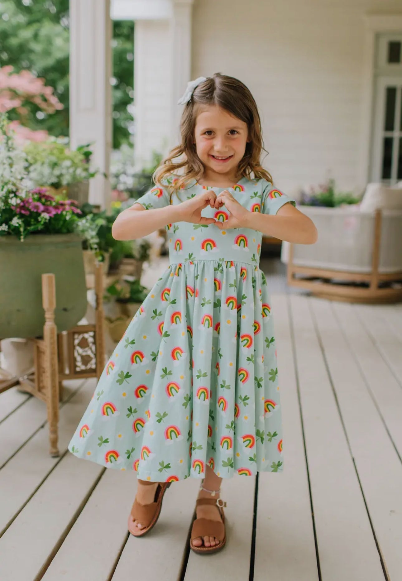 Classic Twirl Dress in Pure Luck