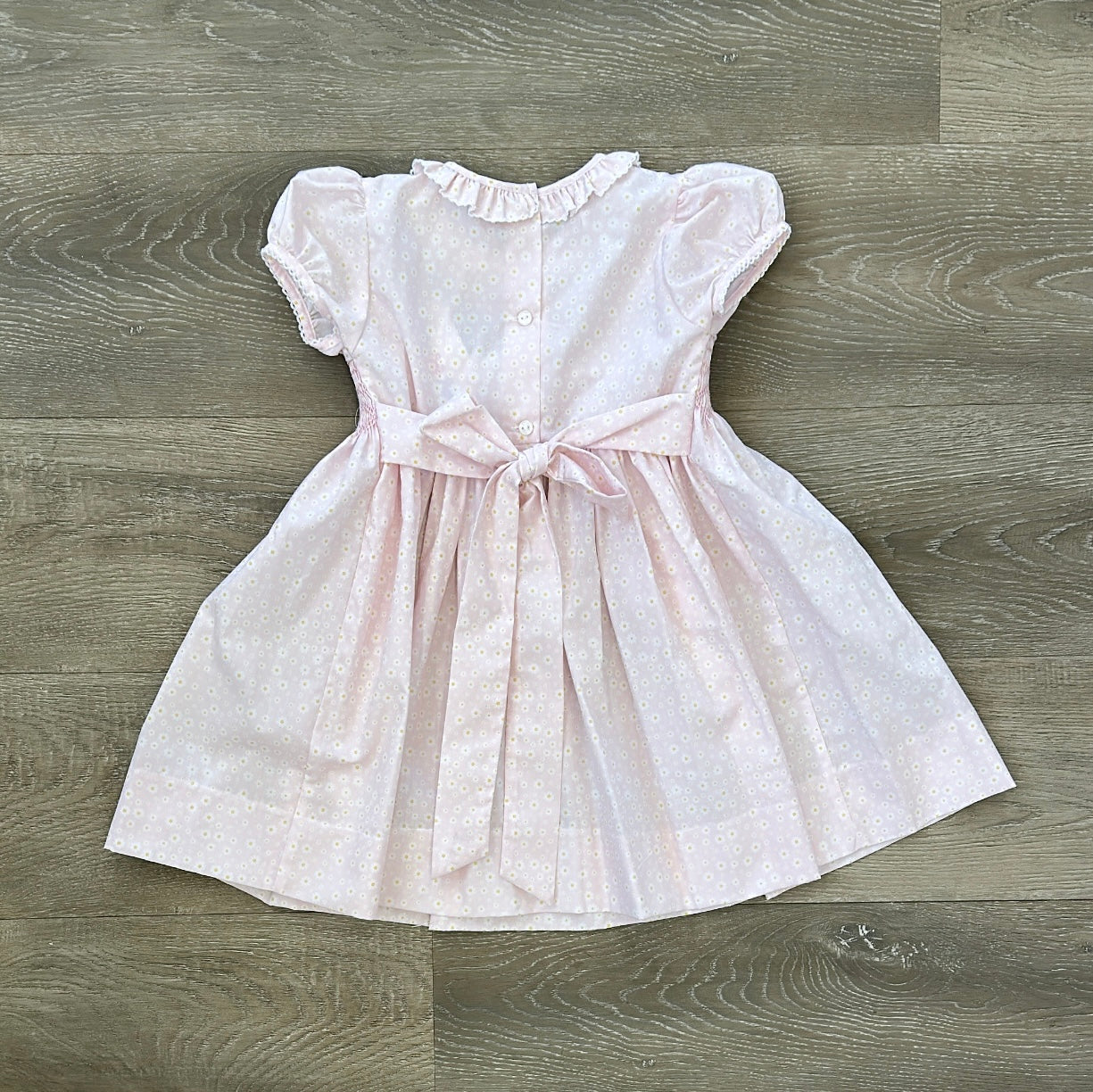 Daisy Smocked Dress (ties in the back)