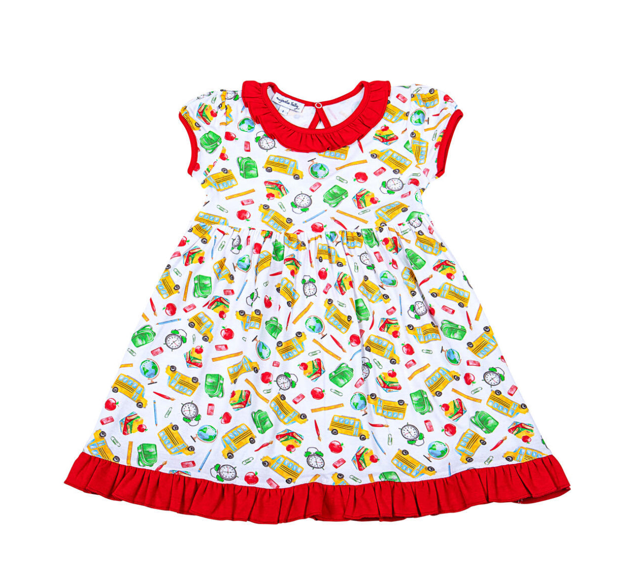 Smarty Pants Printed S/S Toddler Dress