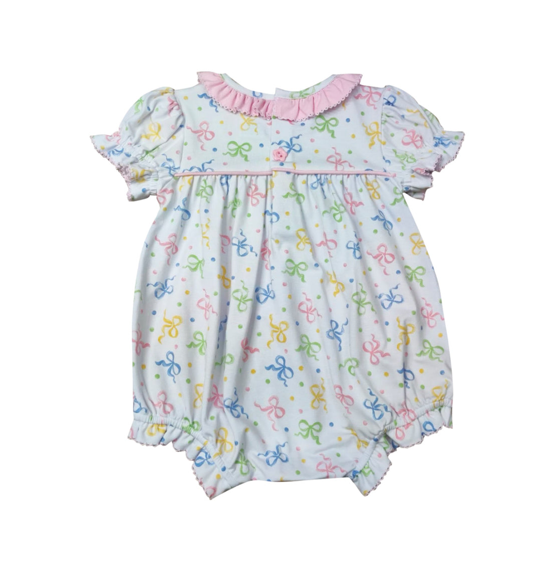 Girl’s Bow Bubble Romper