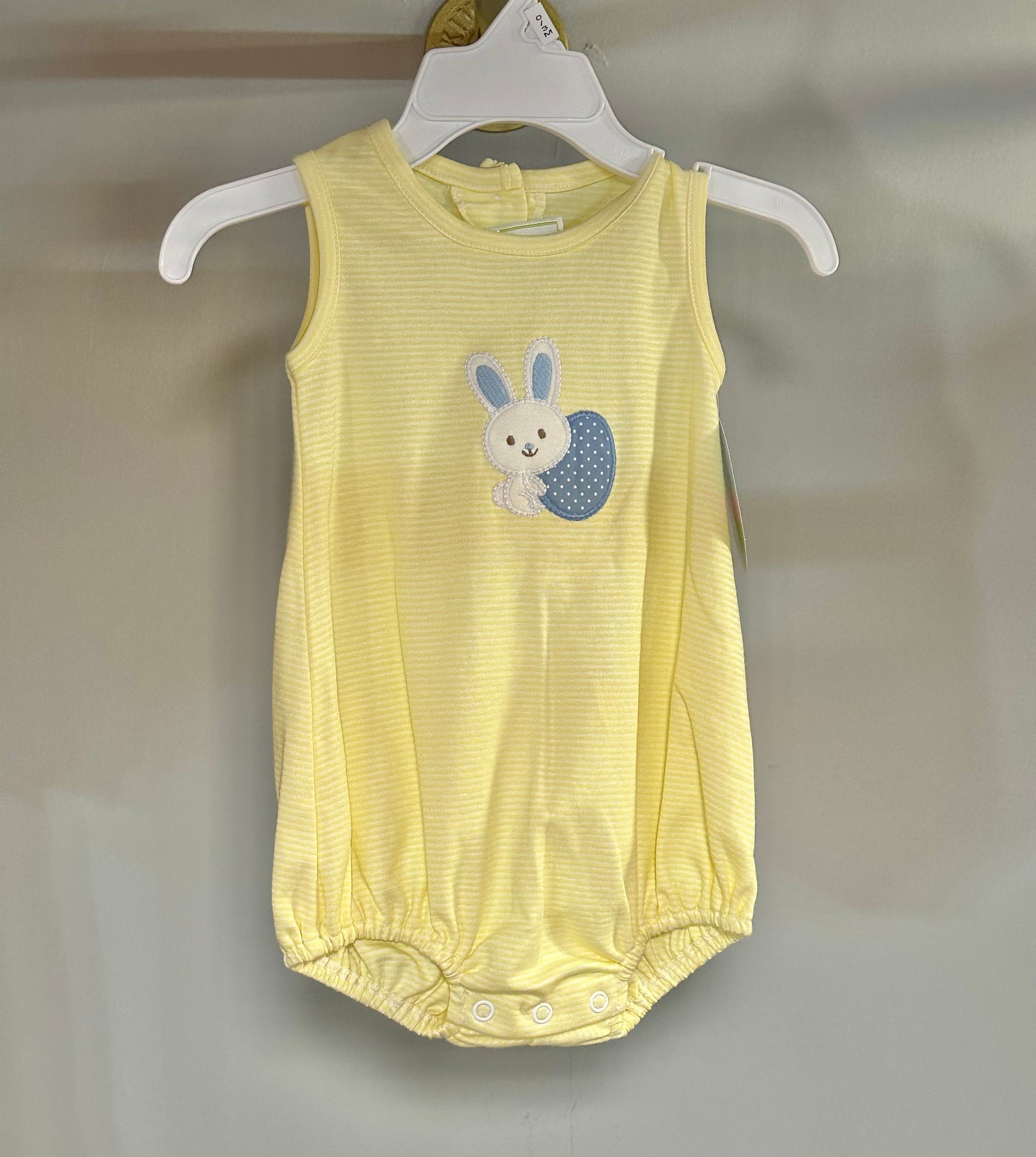 Bunny Dudley Bubble, Yellow Bitty Stripe Knit