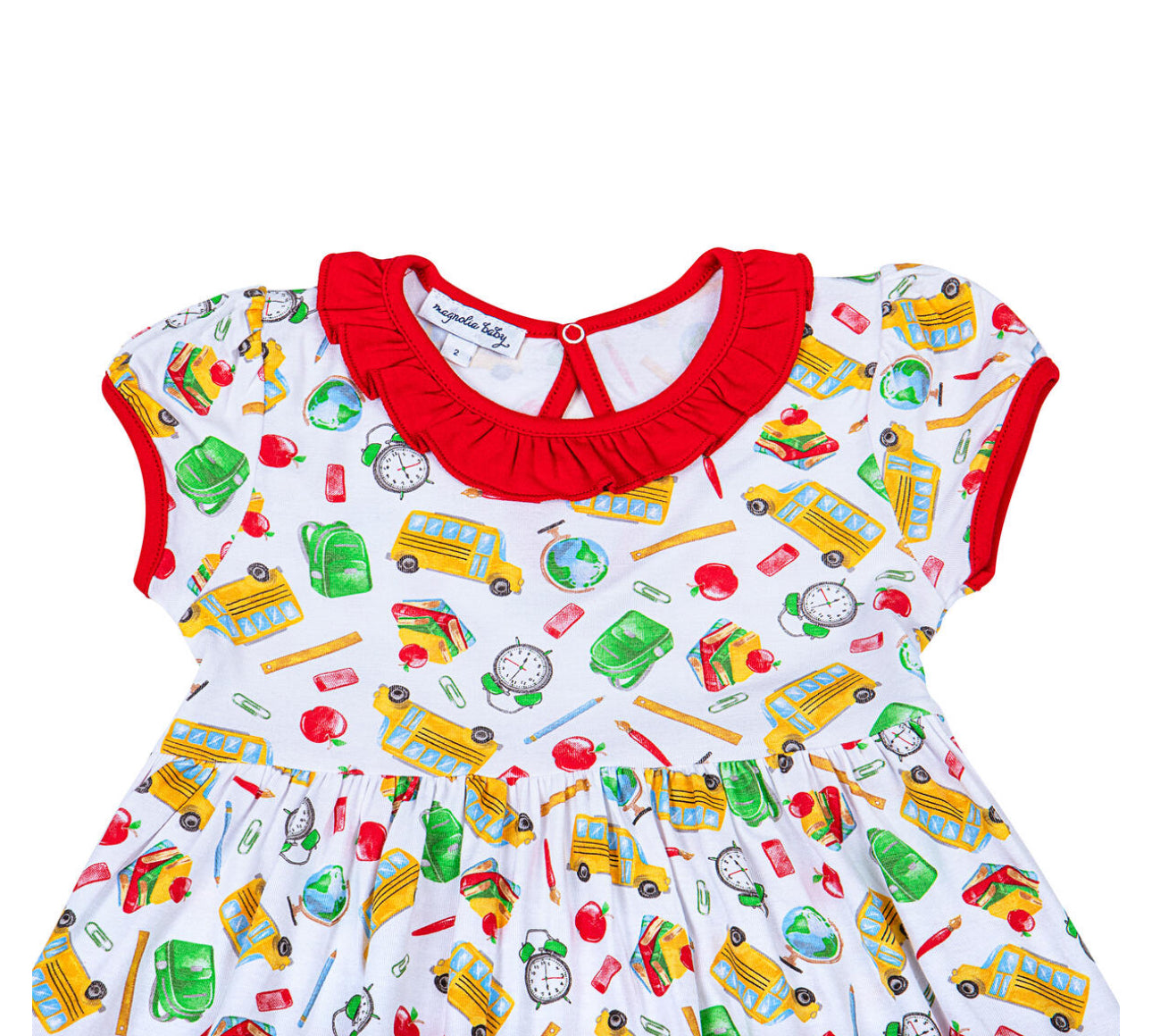 Smarty Pants Printed S/S Toddler Dress