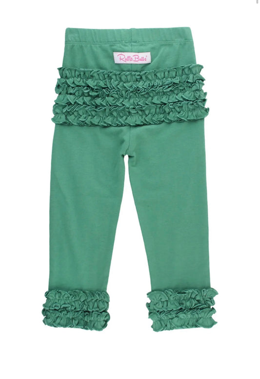 Spruce Solid Ruffle Leggings