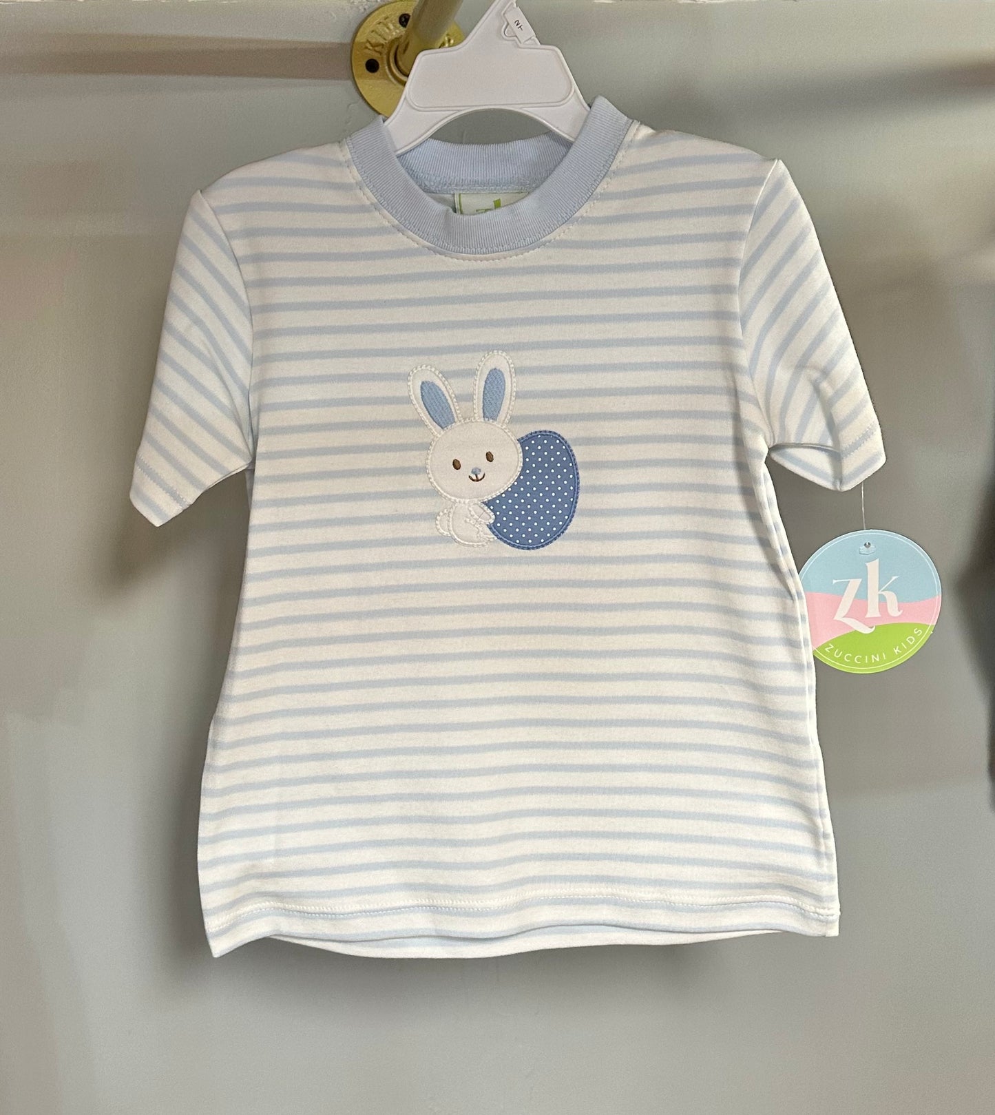 Bunny Harry’s Play Tee, Light Blue TS Knit