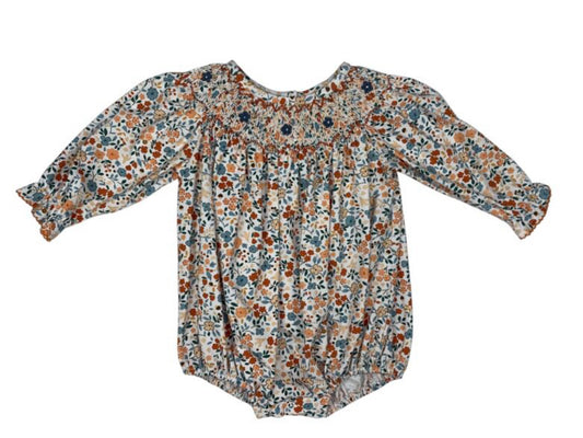 Autumn Blooms Geo L/S Bubble