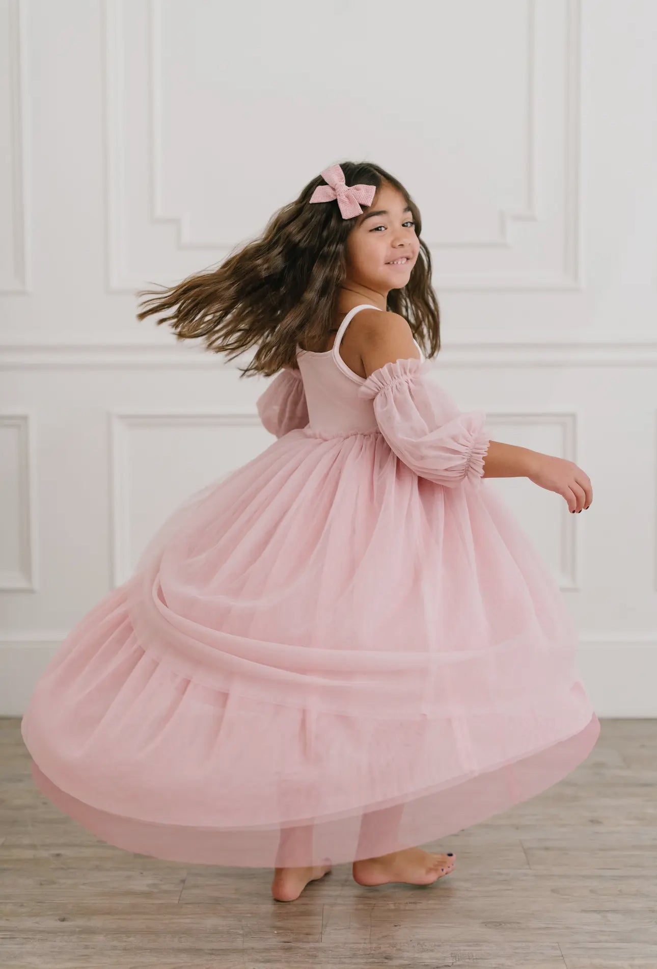 Everly Dress in Pink Rose Ombré