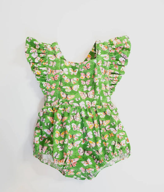 Emmy Romper in Bold Butterfly