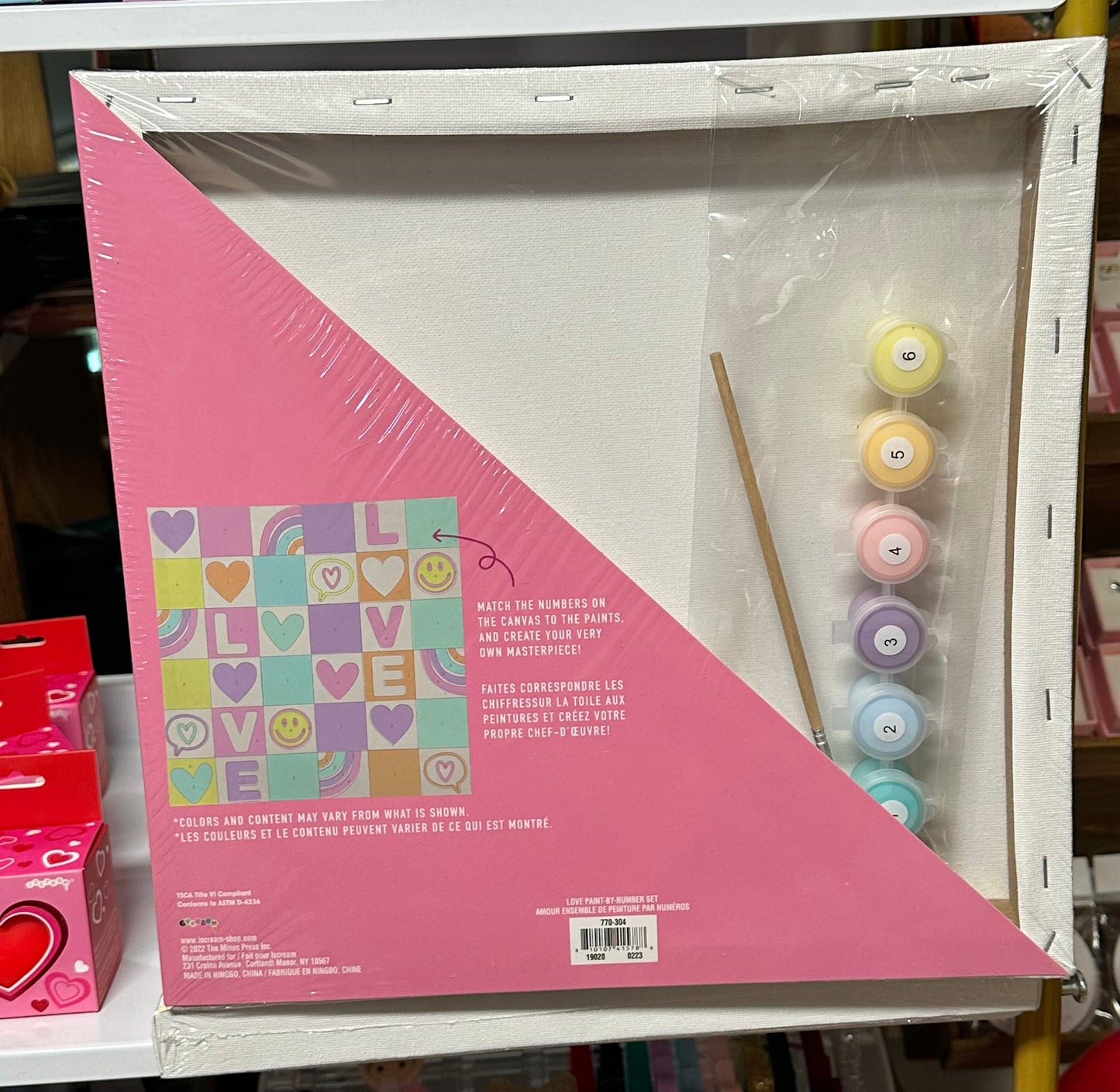 Love Paint by Number Set