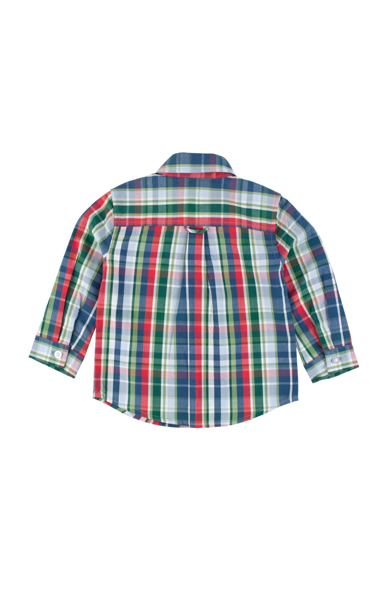 Long Sleeve Button Down-Prep School Plaid