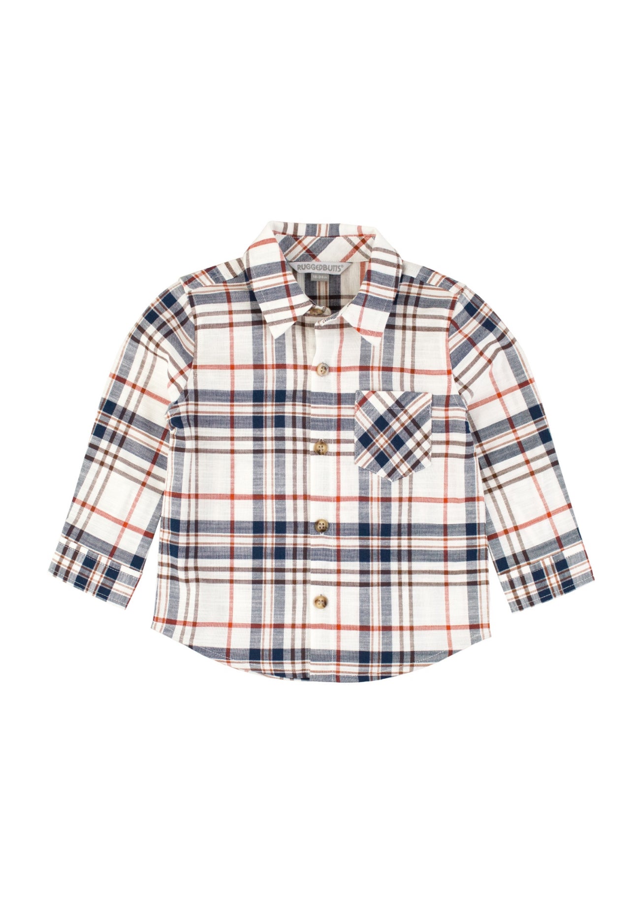 Long Sleeve Button Down- Homegrown Harvest Plaid