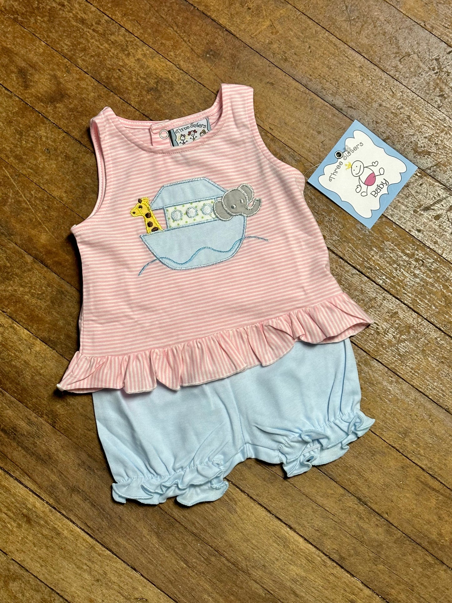 Noah’s Ark Girls Bloomer Set