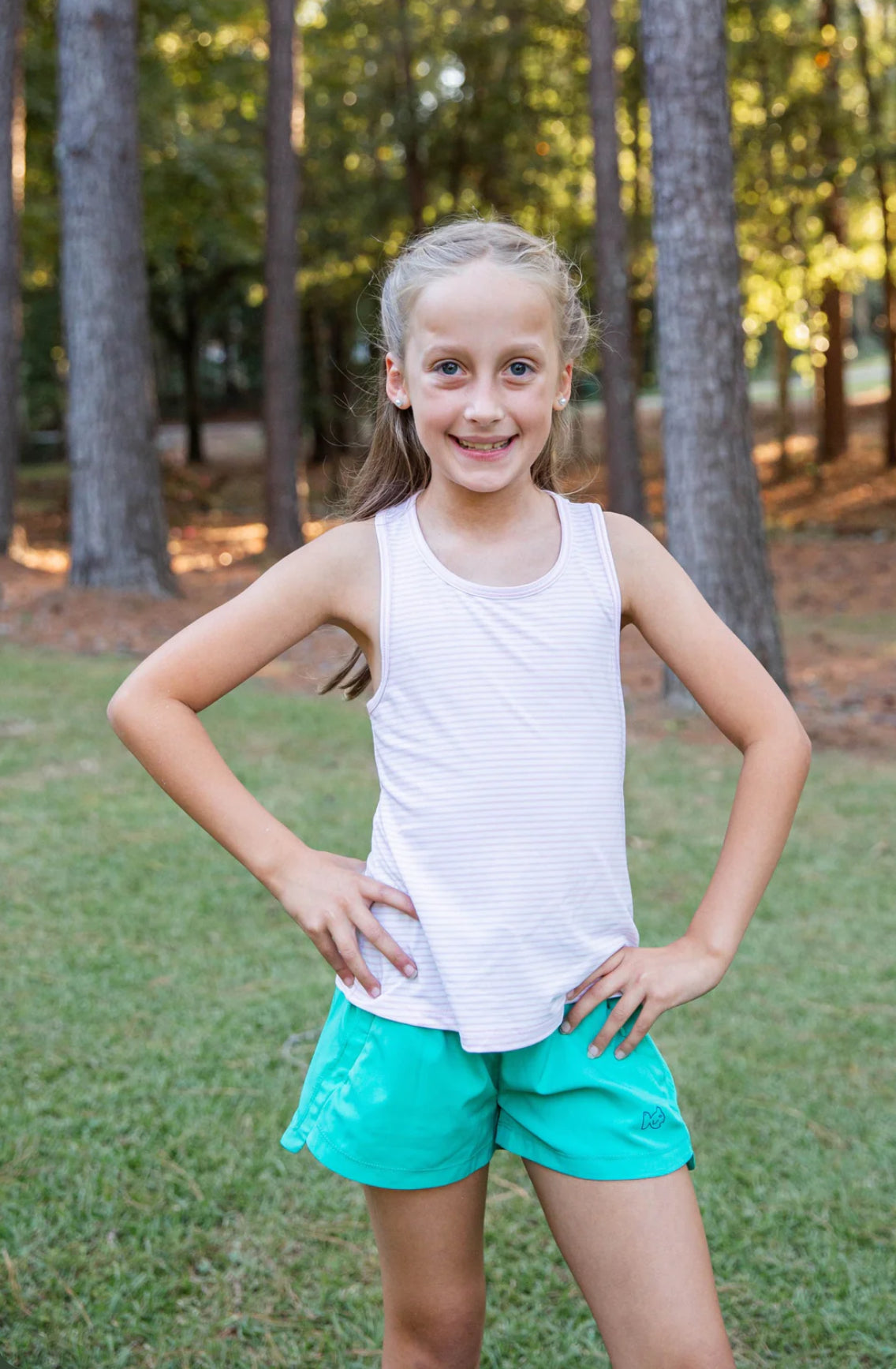 Girls’ Beach Cruiser Short in Atlantis Green