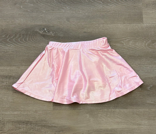 Metallic Pink Skort