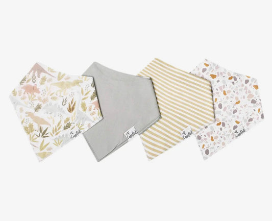 Rex- 4 Pack Baby Bandana Bibs