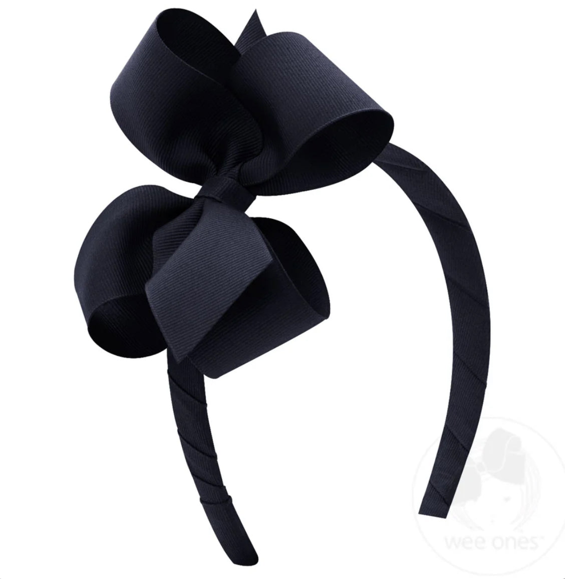 Medium Classic Grosgrain Hair Bow Headband *multiple colors*