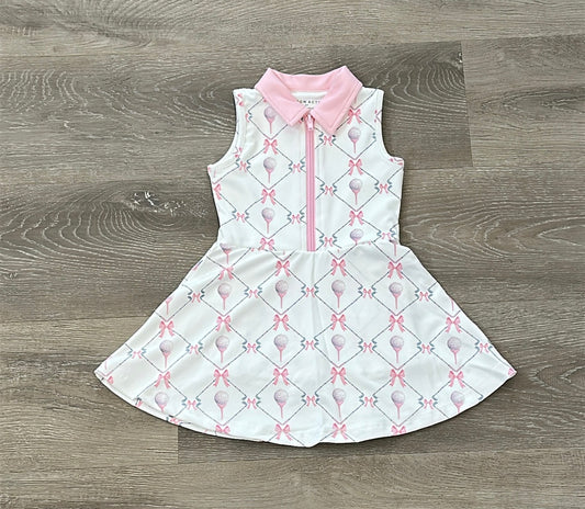 Golf Tee Collar Tennis Dress