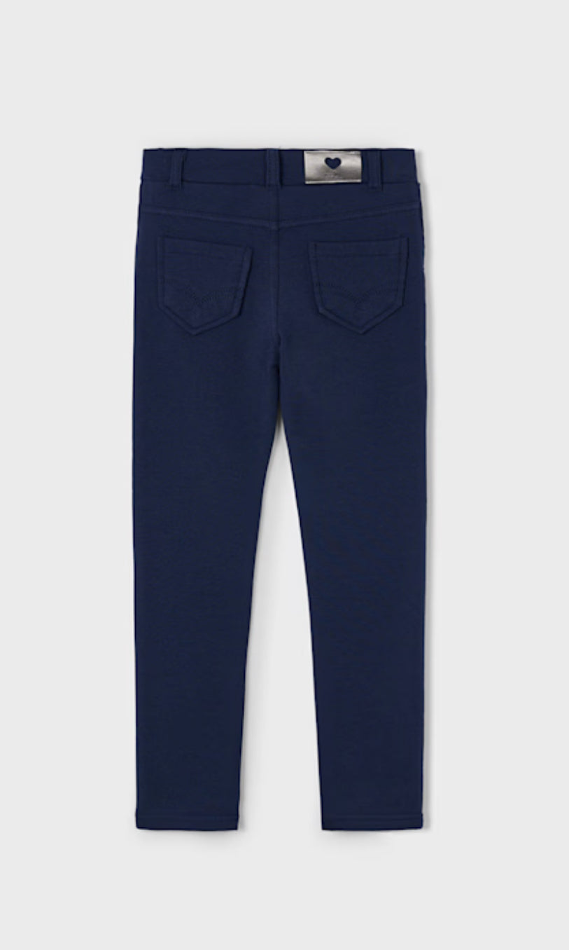 Girl Skinny Pants- Navy