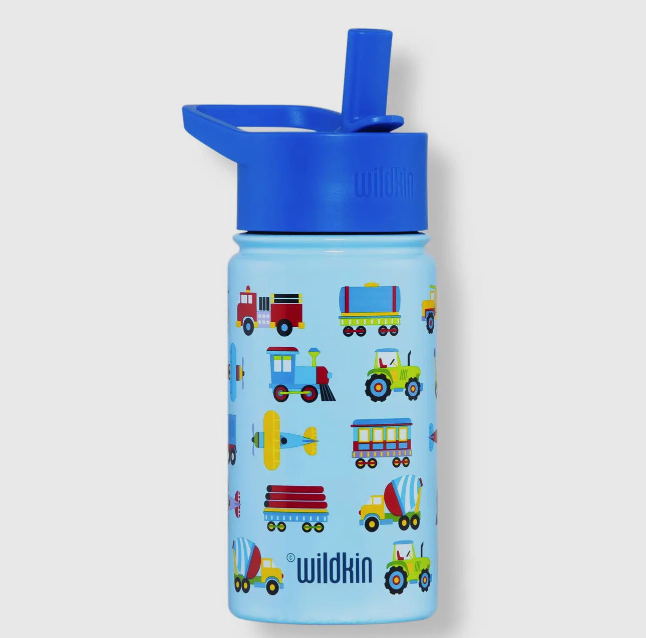Trains, Planes, and Trucks 14oz Stainless Steel Water Bottle