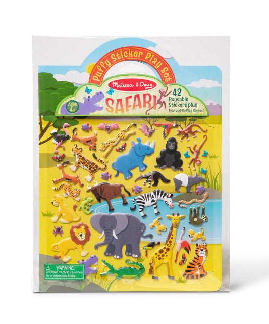 Puffy Sticker Play Set - Safari