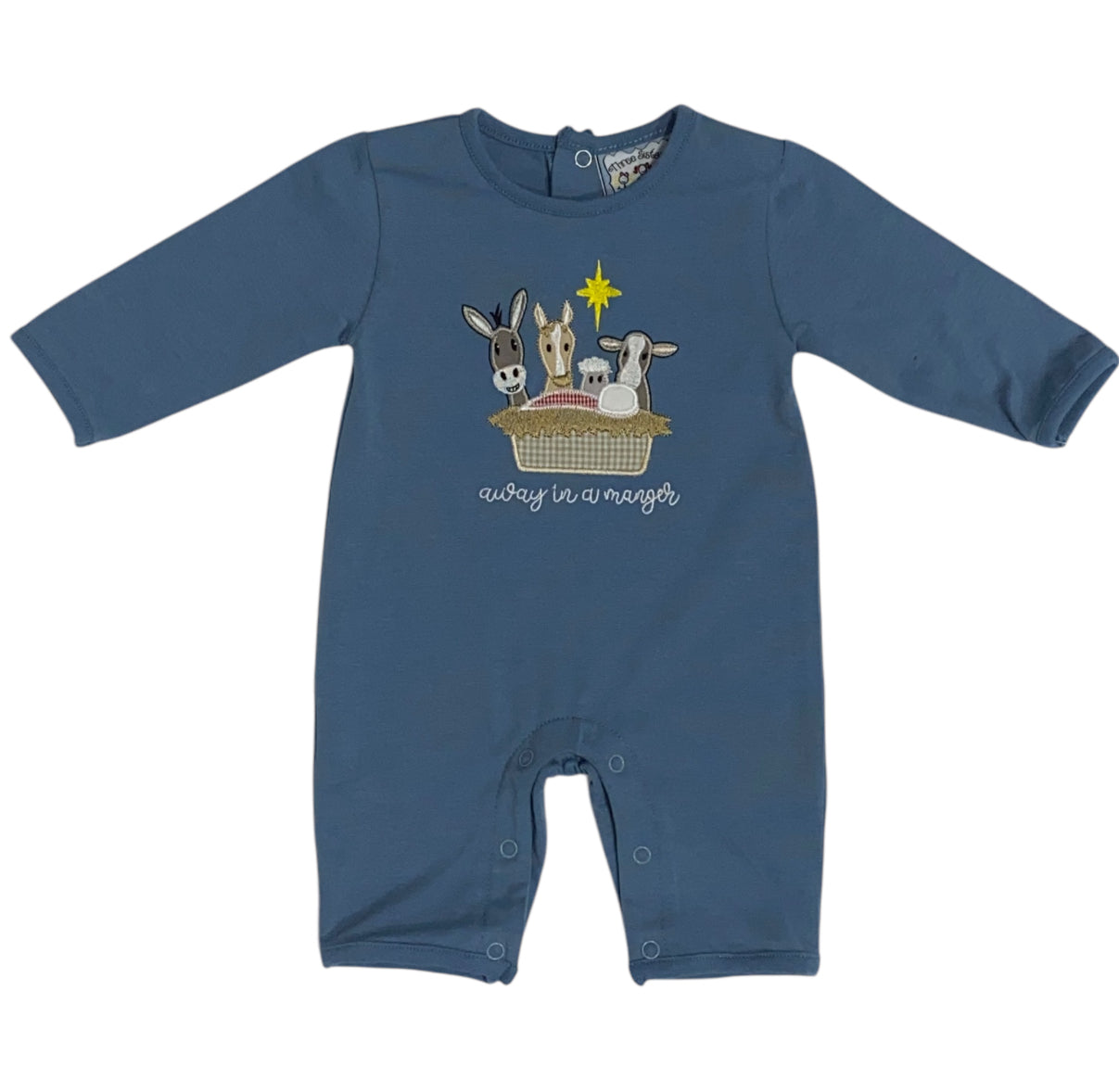 Away in a Manger Boys Romper
