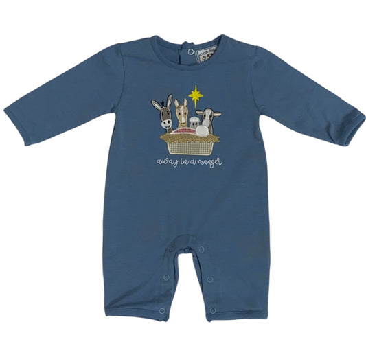 Away in a Manger Boys Romper